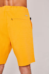 Men's Luxury 570s T-Shirt & Shorts Twin Set - White/Orange