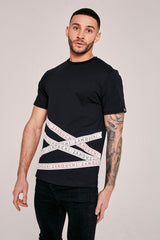 Men's Zanouchi Tape T-Shirt - Black