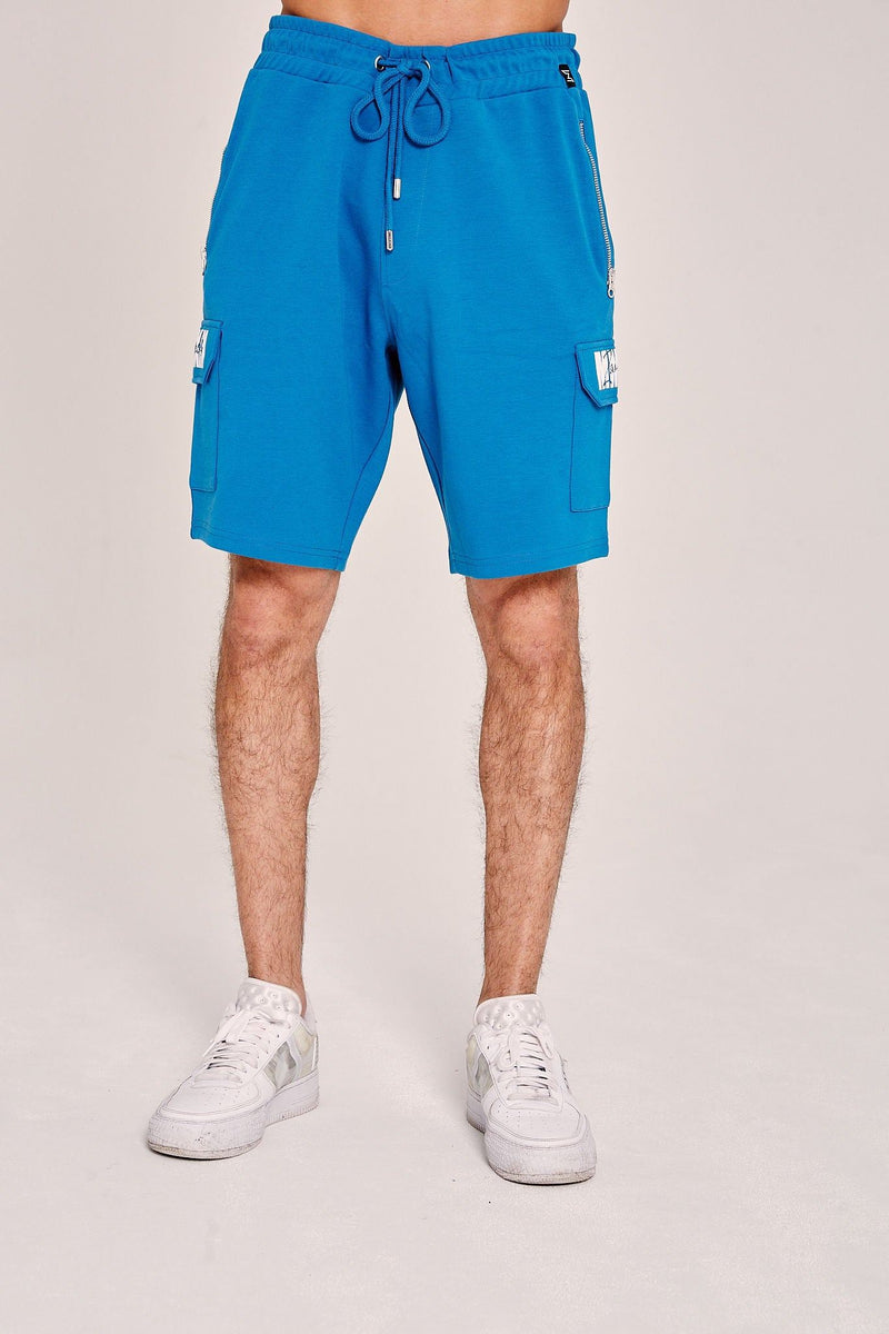 Men's Signature Sweatshirt & Shorts Twin Set - Sapphire Blue