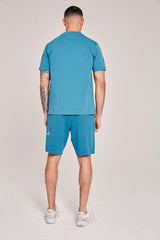 Men's Dragonfly T Shirt & Shorts Twin Set - Dragonfly Blue