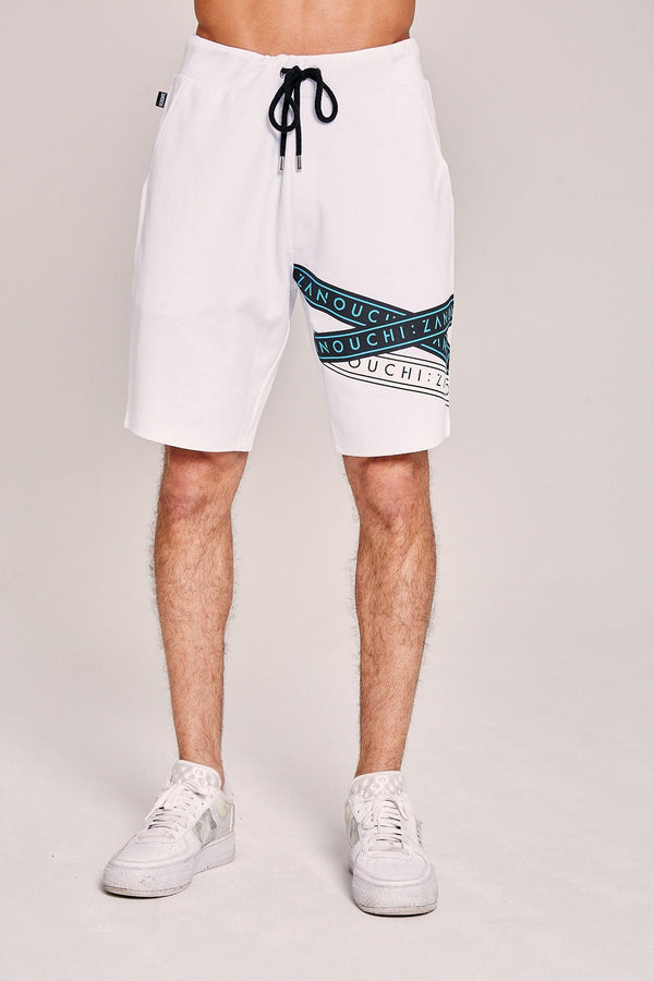 Men's Zanouchi Tape Shorts - White