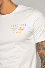 Men's 570s Luxury T-shirt - White/Orange