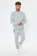 Men's Sweatshirt- Grey - Monaco Ready | Zanouchi