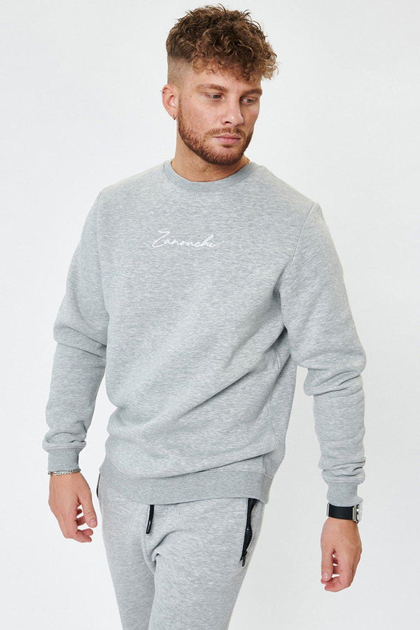 Men's Sweatshirt- Grey - Monaco Ready | Zanouchi