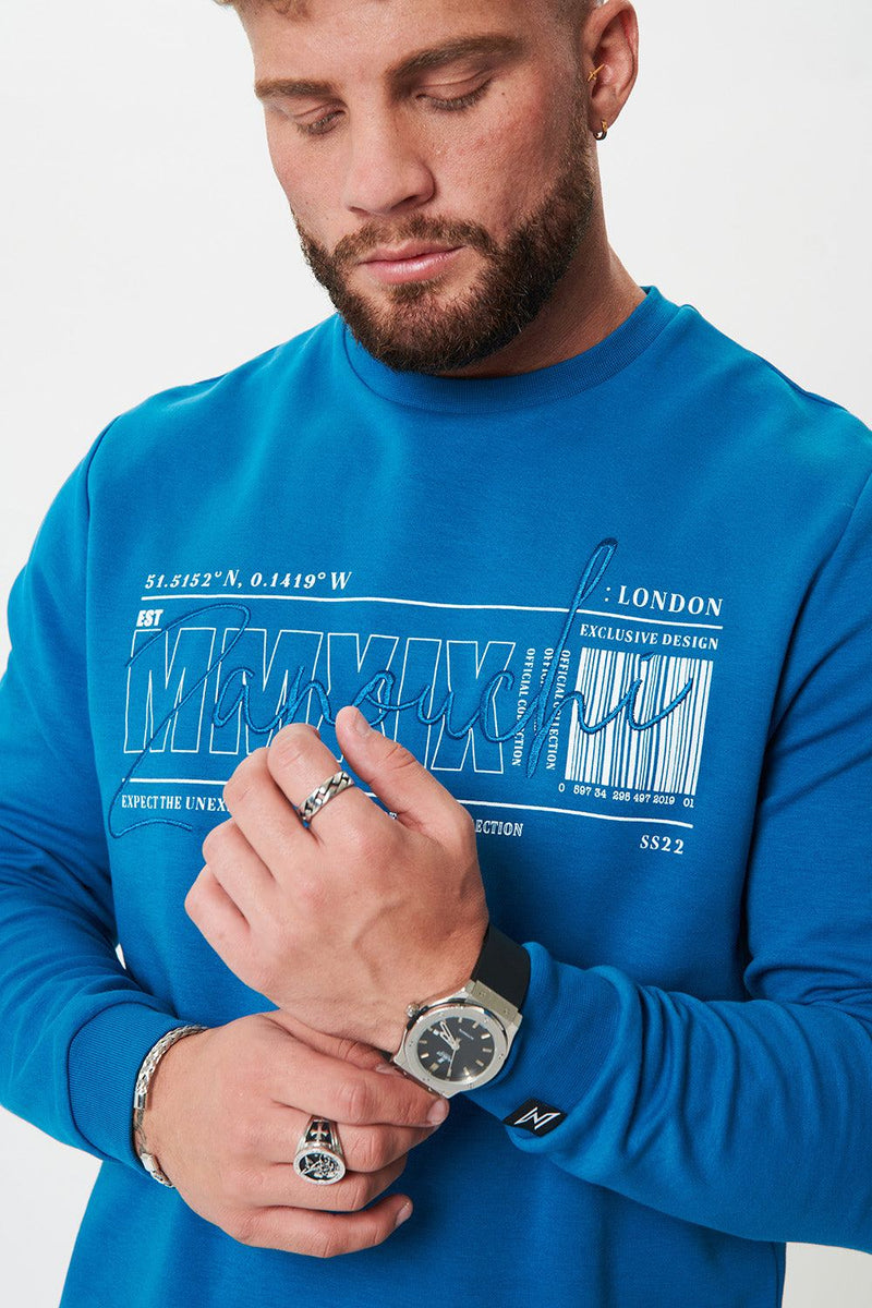 Men's Signature Sweatshirt - Sapphire Blue