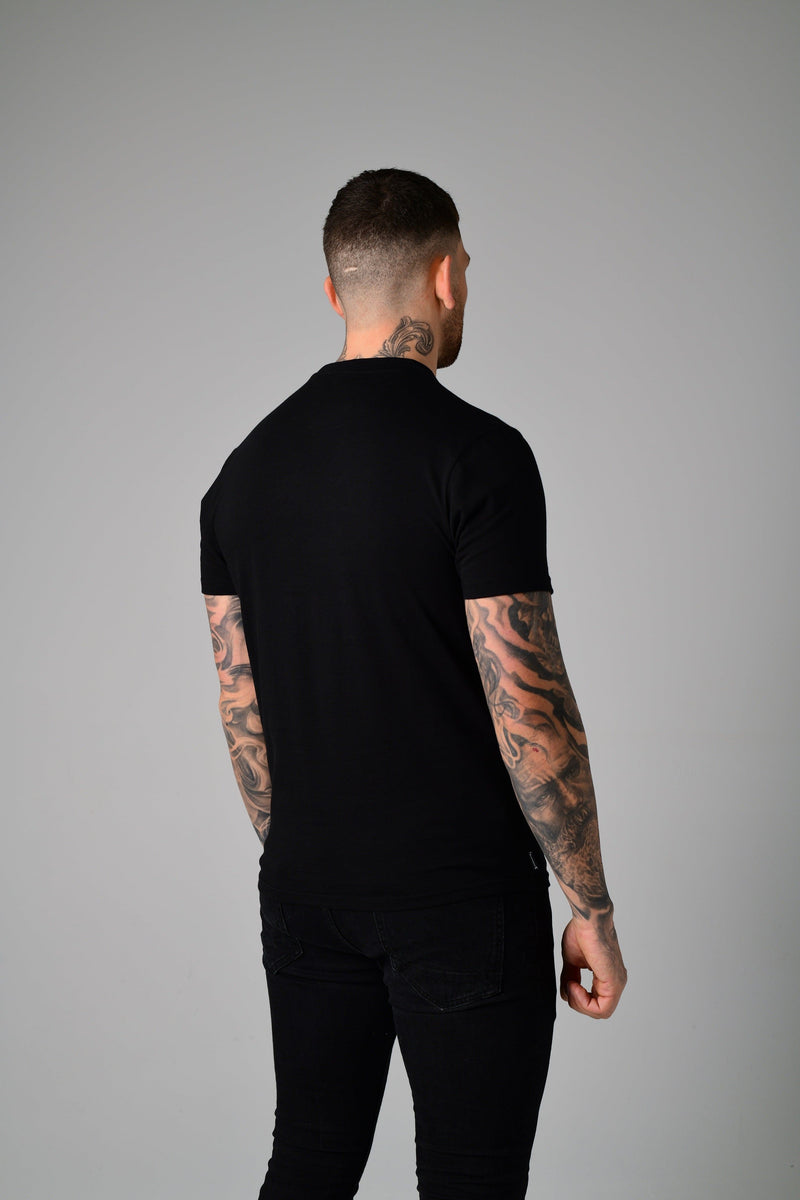 Men's Vintage Print Tshirt - Black