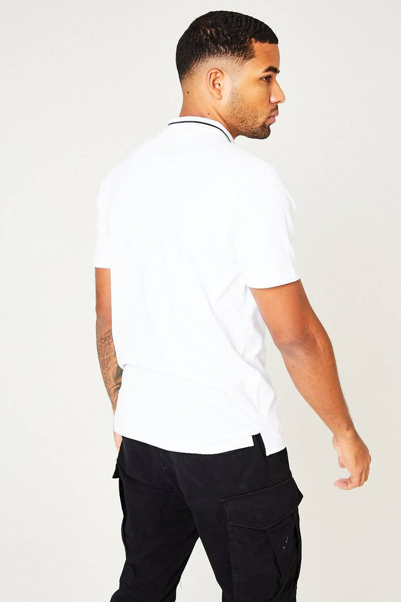 Men's Polo Shirt - White - San Francisco Ready - Zanouchi