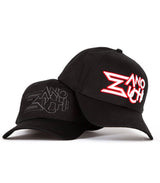 Zanouchi Luxury 3D Puffed Logo Cap – Black / Red - Zanouchi